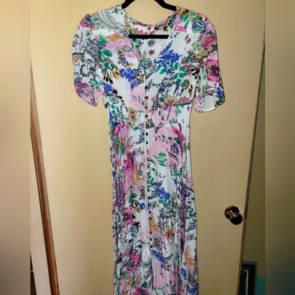 Button Front Maxi